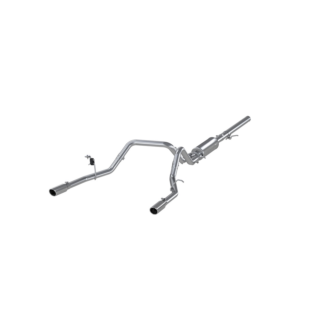 MBRP 3" Cat Back Exhaust System Dual Split Rear For 14-18 Silverado/Sierra 1500 Aluminized Steel S5084AL