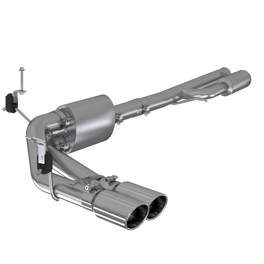MBRP 3" Cat Back Exhaust Pre-Axle Dual Side Exit T304 Stainless Steel For 19-Up Silverado/Sierra 1500 S5092304