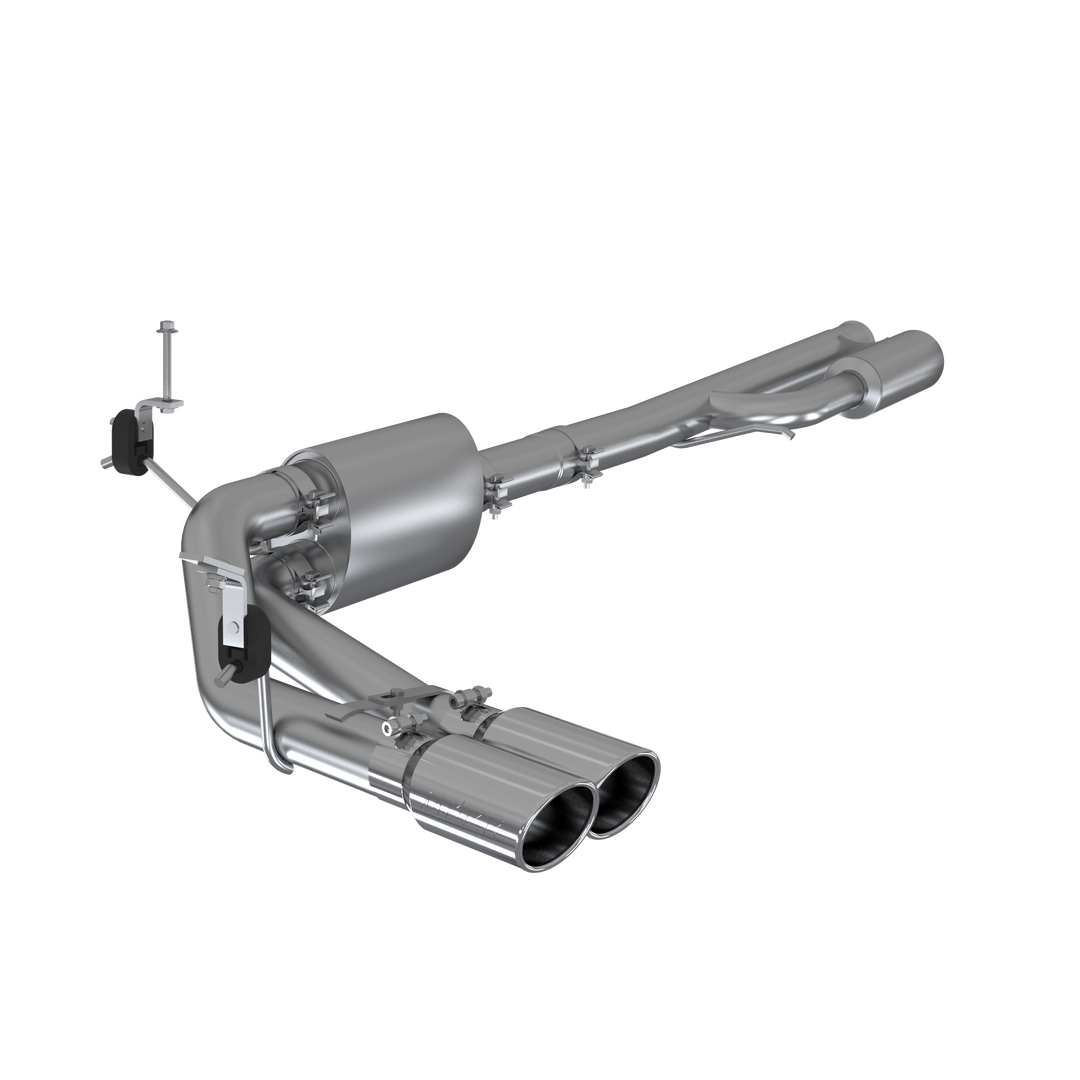 MBRP 3" Cat Back Exhaust Pre-Axle Dual Outlet Aluminized Steel For 19-Up Silverado/Sierra 1500, 2022 S5092AL