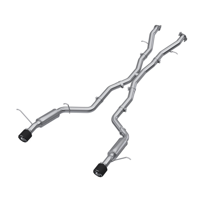 MBRP 2018-Up Dodge Durango SRT SRT Hellcat 6.2L/6.4L Armor Pro T304 Stainless Steel 3" Cat-Back Dual Rear S51053CF