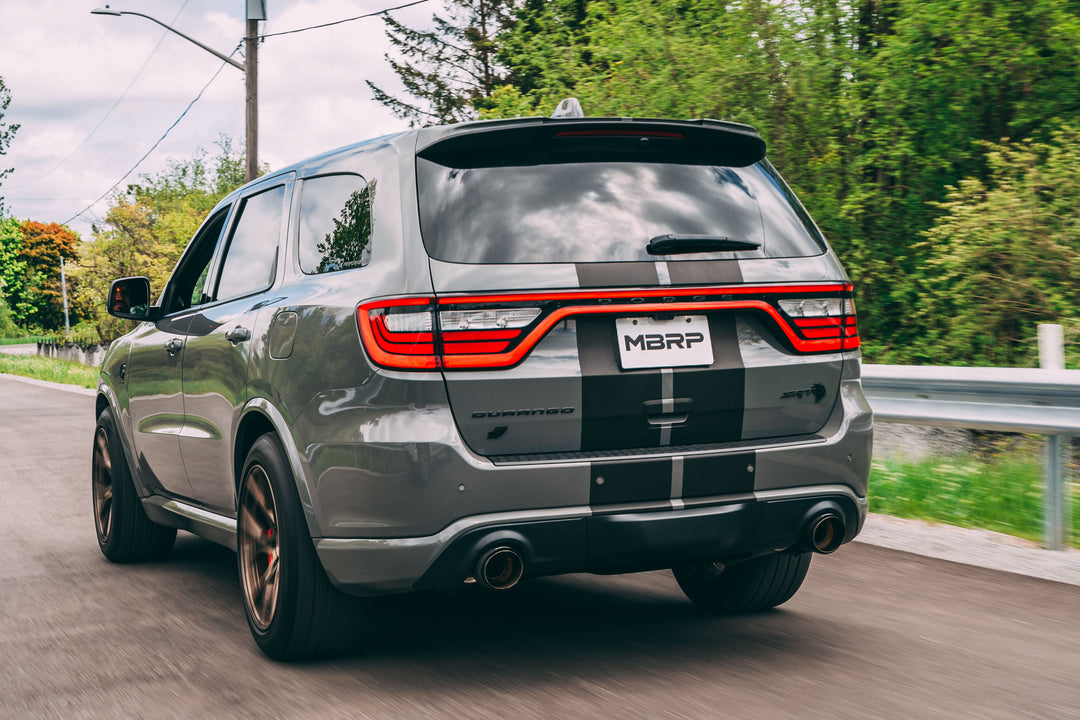 MBRP 2018-Up Dodge Durango SRT SRT Hellcat 6.2L/6.4L Armor Pro T304 Stainless Steel 3" Cat-Back Dual Rear S51053CF