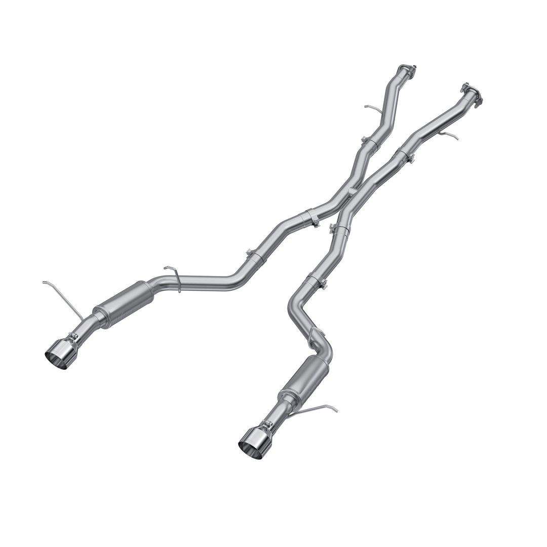 MBRP 2018-Up Dodge Durango SRT SRT Hellcat 6.2L/6.4L Armor Lite Aluminized Steel 3" Cat-Back Dual Rear Exit S5105AL