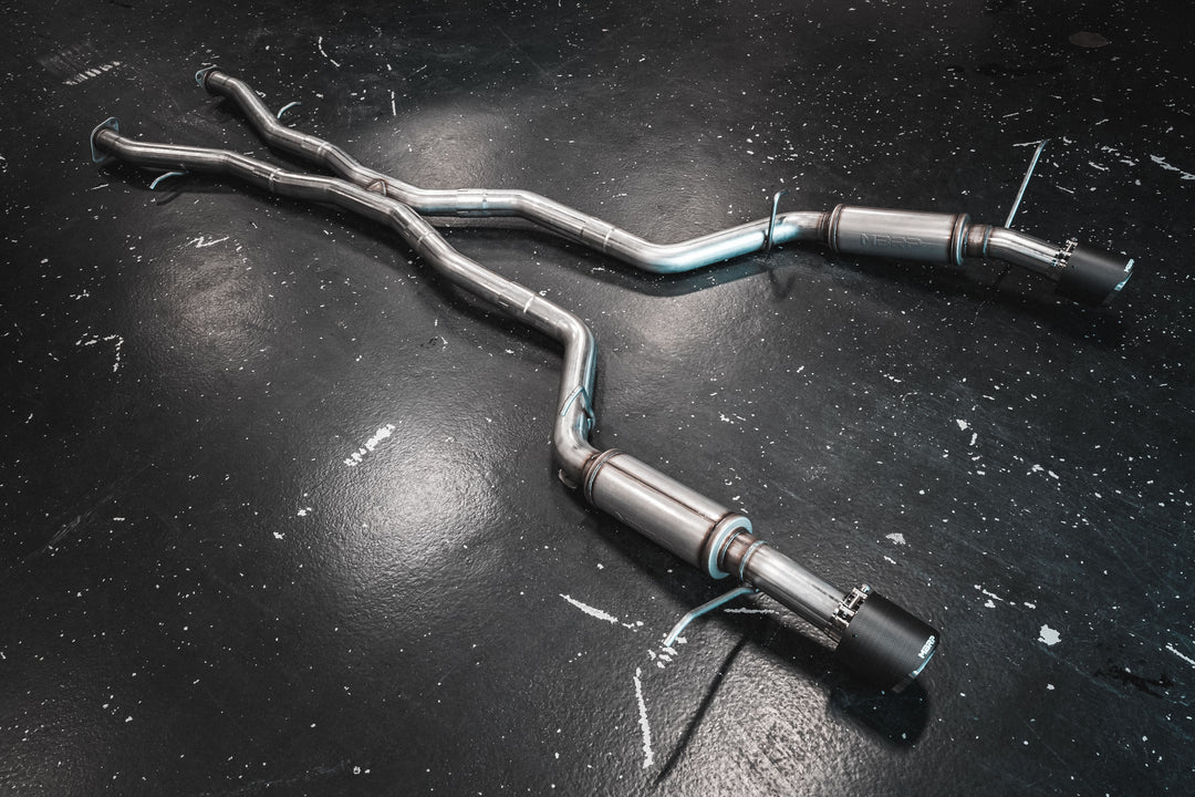 MBRP 2018-Up Dodge Durango SRT SRT Hellcat 6.2L/6.4L Armor Lite Aluminized Steel 3" Cat-Back Dual Rear Exit S5105AL