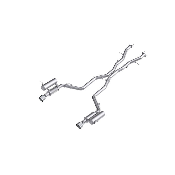 MBRP 11-Up Dodge Durango 5.7L, Armor Lite 3" Cat-Back Dual Split Rear, Street Profile S5107AL