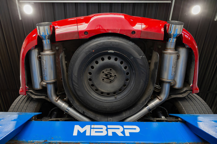 MBRP 11-Up Dodge Durango 5.7L, Armor Lite 3" Cat-Back Dual Split Rear, Street Profile S5107AL