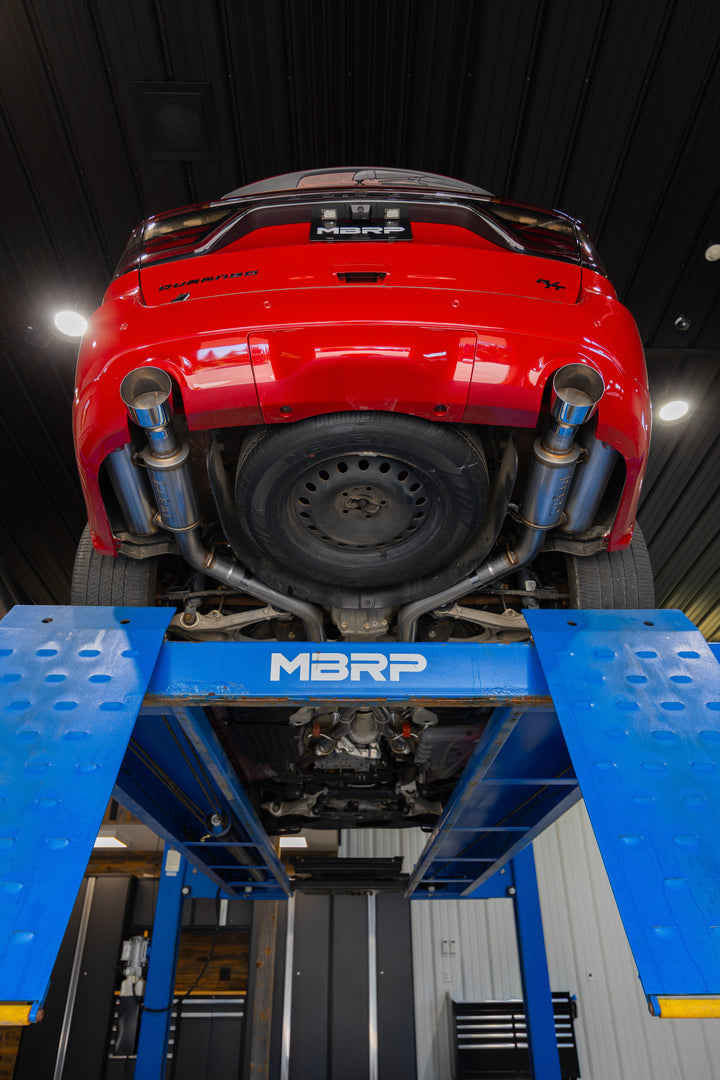 MBRP 11-Up Dodge Durango 5.7L, Armor Lite 3" Cat-Back Dual Split Rear, Street Profile S5107AL
