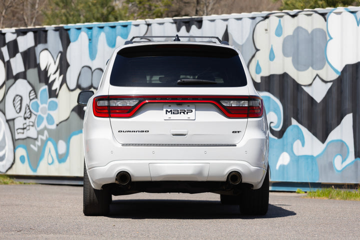 MBRP 11-Up Dodge Durango 3.6L, Armor Pro 3" Cat-Back Dual Split Rear with CF Tips, Street Profile S51093CF