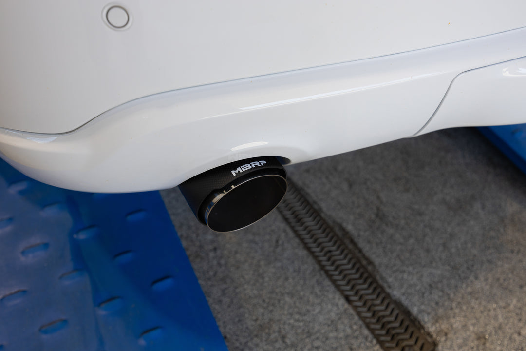 MBRP 11-Up Dodge Durango 3.6L, Armor Pro 3" Cat-Back Dual Split Rear with CF Tips, Street Profile S51093CF