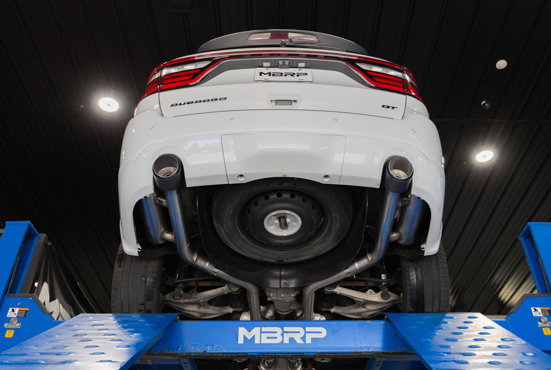 MBRP 11-Up Dodge Durango 3.6L, Armor Pro 3" Cat-Back Dual Split Rear with CF Tips, Street Profile S51093CF
