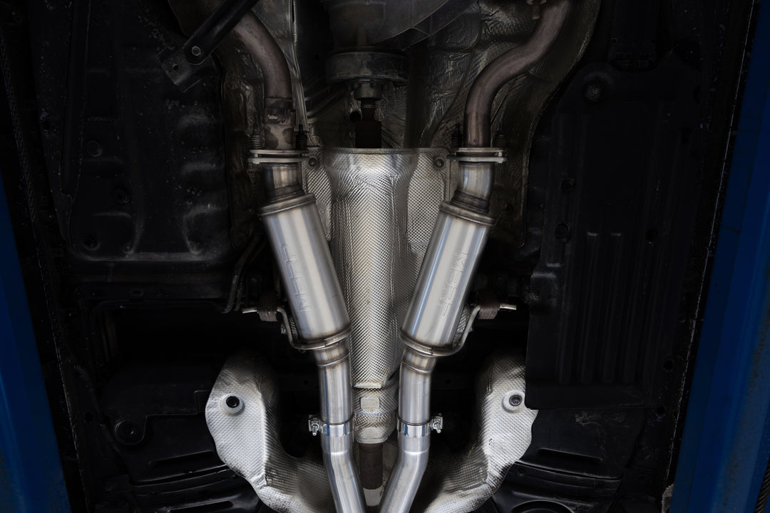 MBRP 11-Up Dodge Durango 3.6L, Armor Pro 3" Cat-Back Dual Split Rear with CF Tips, Street Profile S51093CF