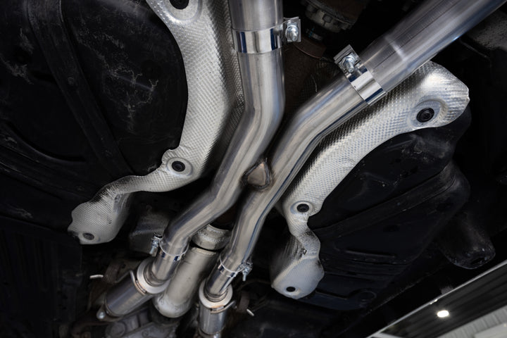 MBRP 11-Up Dodge Durango 3.6L, Armor Pro 3" Cat-Back Dual Split Rear with CF Tips, Street Profile S51093CF