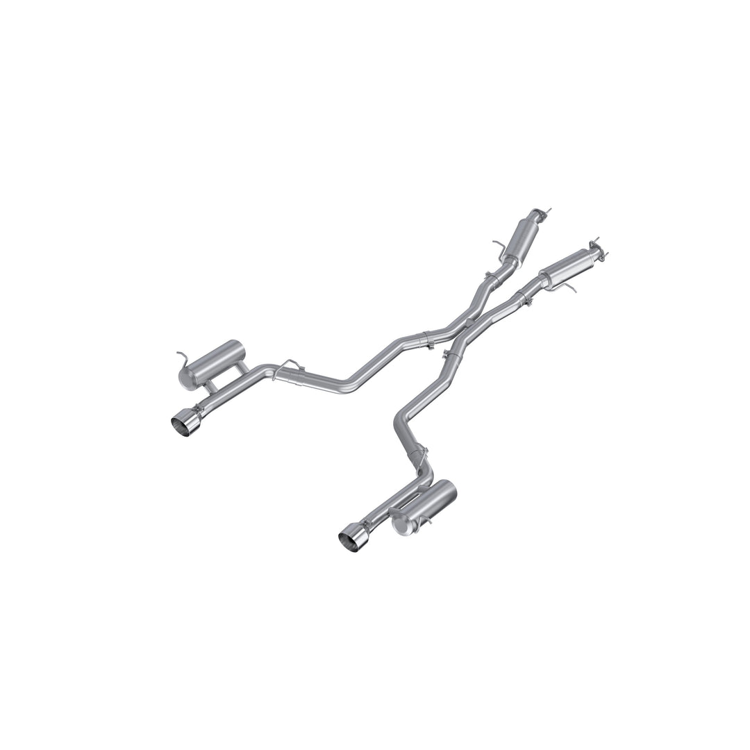 MBRP 11-Up Dodge Durango 3.6L, Armor Lite 3" Cat-Back Dual Split Rear, Street Profile S5109AL