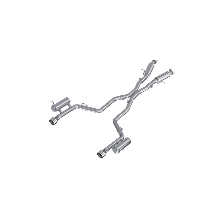 MBRP 11-Up Dodge Durango 3.6L, Armor Lite 3" Cat-Back Dual Split Rear, Street Profile S5109AL