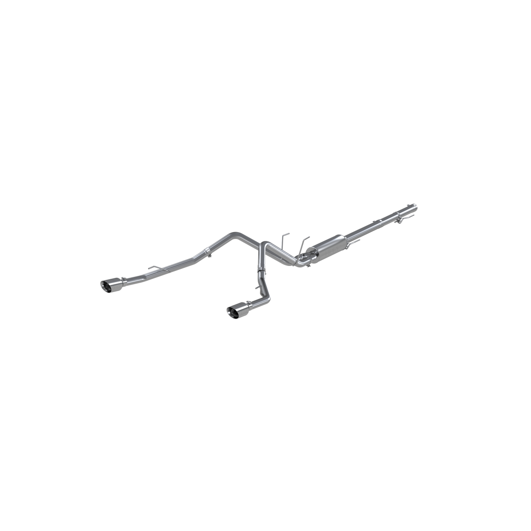 MBRP Cat Back Exhaust Dual Split Rear T304 Stainless Steel Through Stock Bumper For 09-18 RAM 1500 5.7L S5146304
