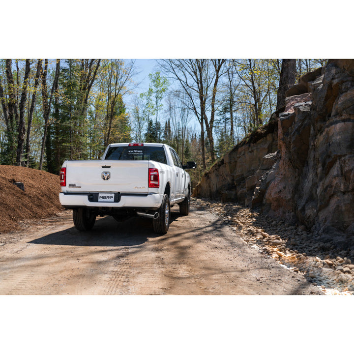MBRP 14-Up Ram 2500/3500 Armor Pro T304 Stainless Steel 4" Cat Back Single Side Exit Exhaust System S5149304