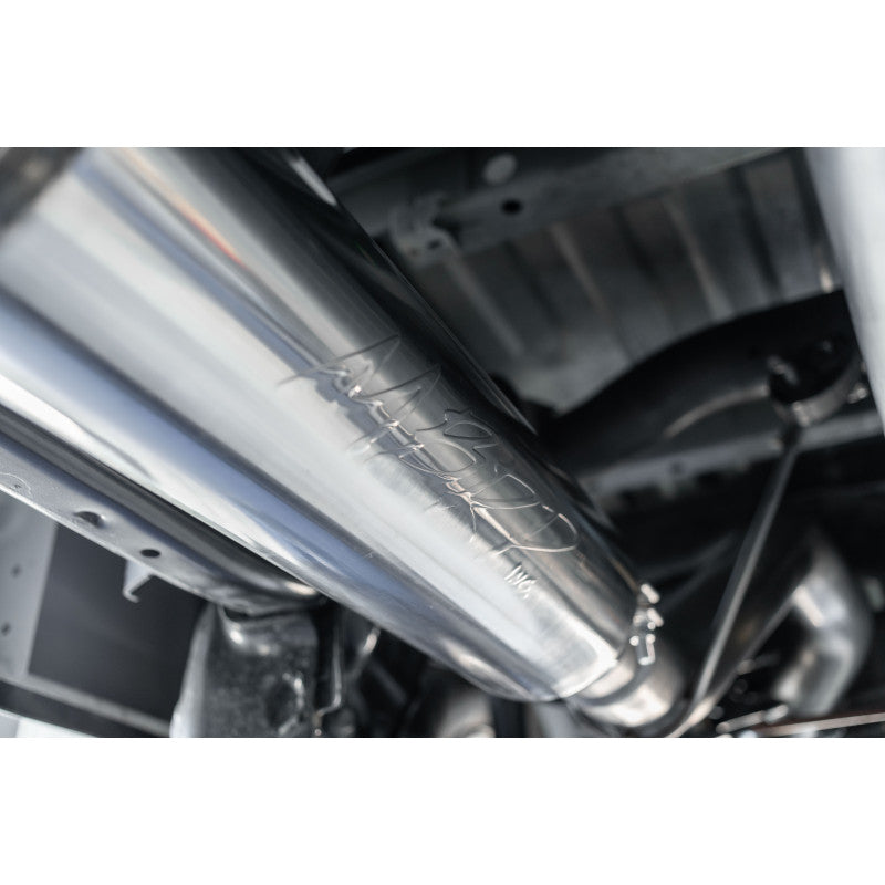 MBRP 14-Up Ram 2500/3500 Armor Lite, Aluminized Steel 4" Cat Back Single Side Exit Exhaust System S5149AL
