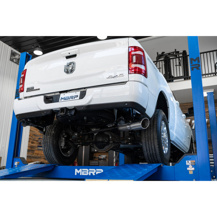MBRP 14-Up Ram 2500/3500 Armor Lite, Aluminized Steel 4" Cat Back Single Side Exit Exhaust System S5149AL
