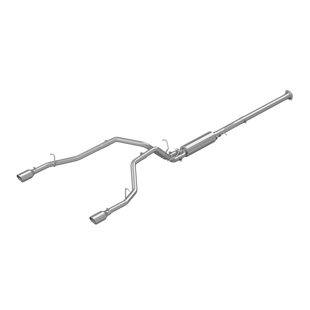 MBRP Cat Back Exhaust System Dual Split Rear Aluminized Steel For 19-Up RAM Hemi 1500 5.7L S5152AL