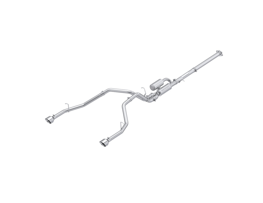 MBRP 2025-Up Ram 1500 3.0L SST SO Armor Pro 3" Cat-back 2.5" Dual Split Rear Exhaust with Polished Tips S5156304