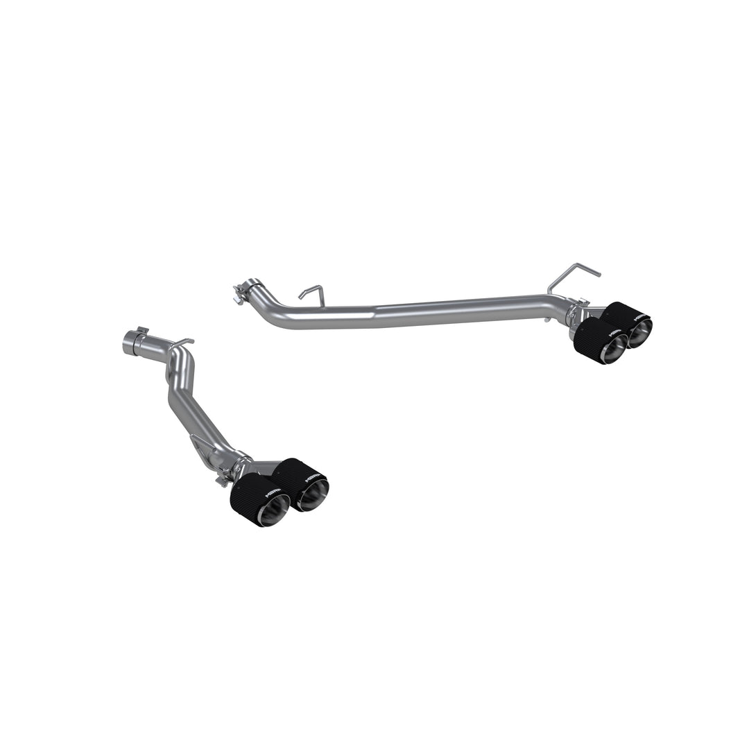 MBRP Axle-Back 2.5" Dual Rear Quad Carbon Fiber Tips (4) 4.0" OD Dual Out Explorer 20-Up Lincoln Aviator S52033CF