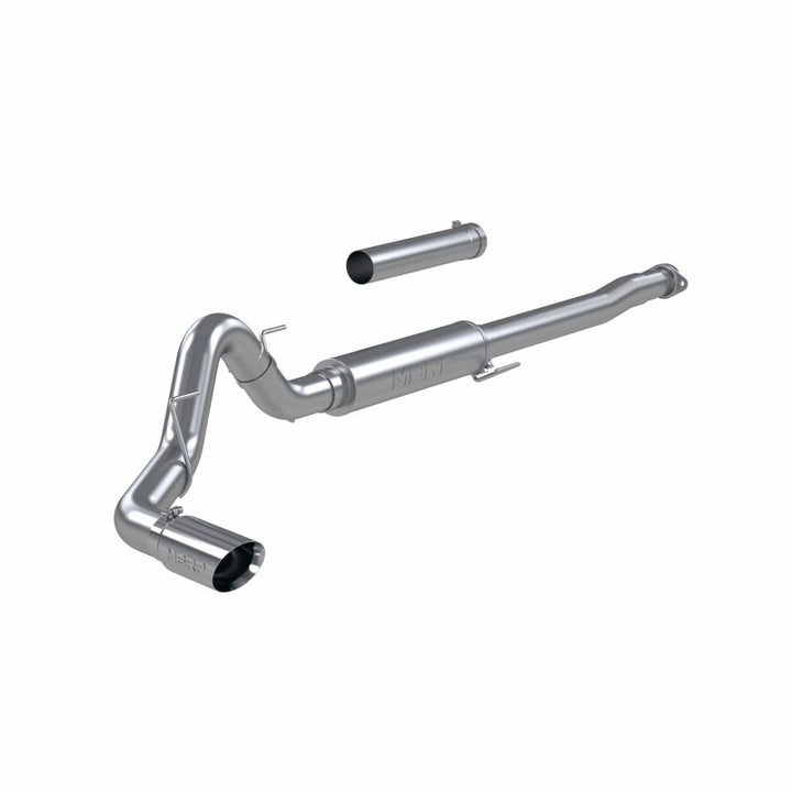 MBRP 21-Up Ford F-150 4" Cat Back Single Side Race Version 304 Stainless Steel Exhaust System S5209304