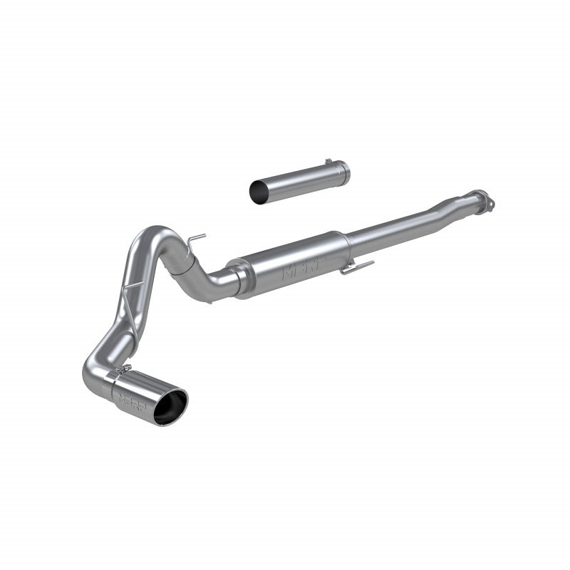 MBRP 21-Up Ford F-150 4" Cat Back Single Side Race version T409 Stainless Steel Exhaust System S5209409