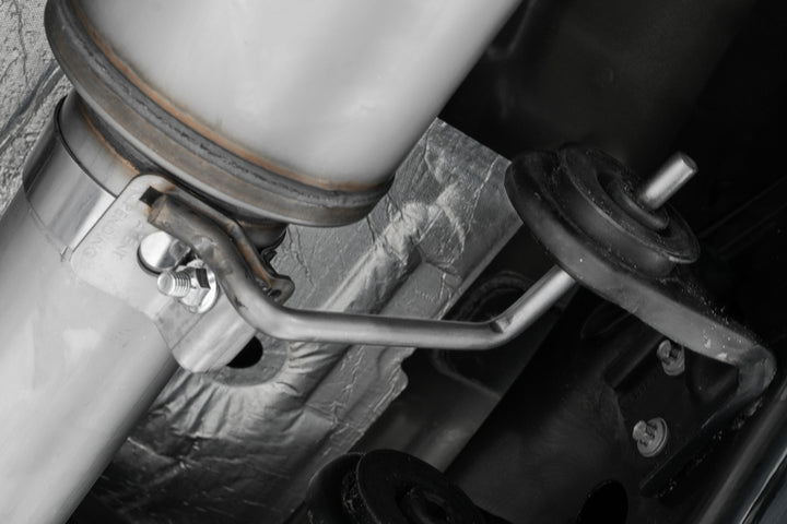 MBRP 21-Up Ford F-150 4" Cat Back Single Side Race Version Black Coated- Aluminized Steel Exhaust System S5209BLK
