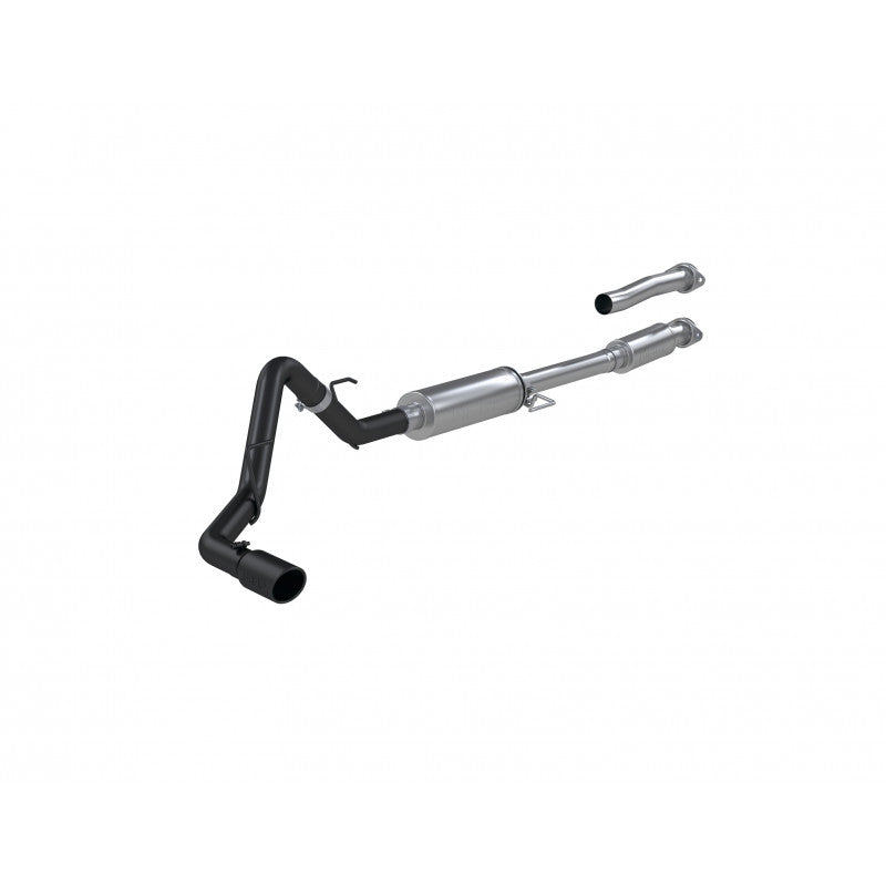 MBRP 21-Up Ford F-150 Black Coated Aluminized Steel 3" Cat-Back Single Side Exhaust System S5211BLK
