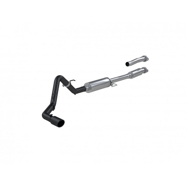 MBRP 21-Up Ford F-150 Black Coated Aluminized Steel 3" Cat-Back Single Side Exhaust System S5211BLK