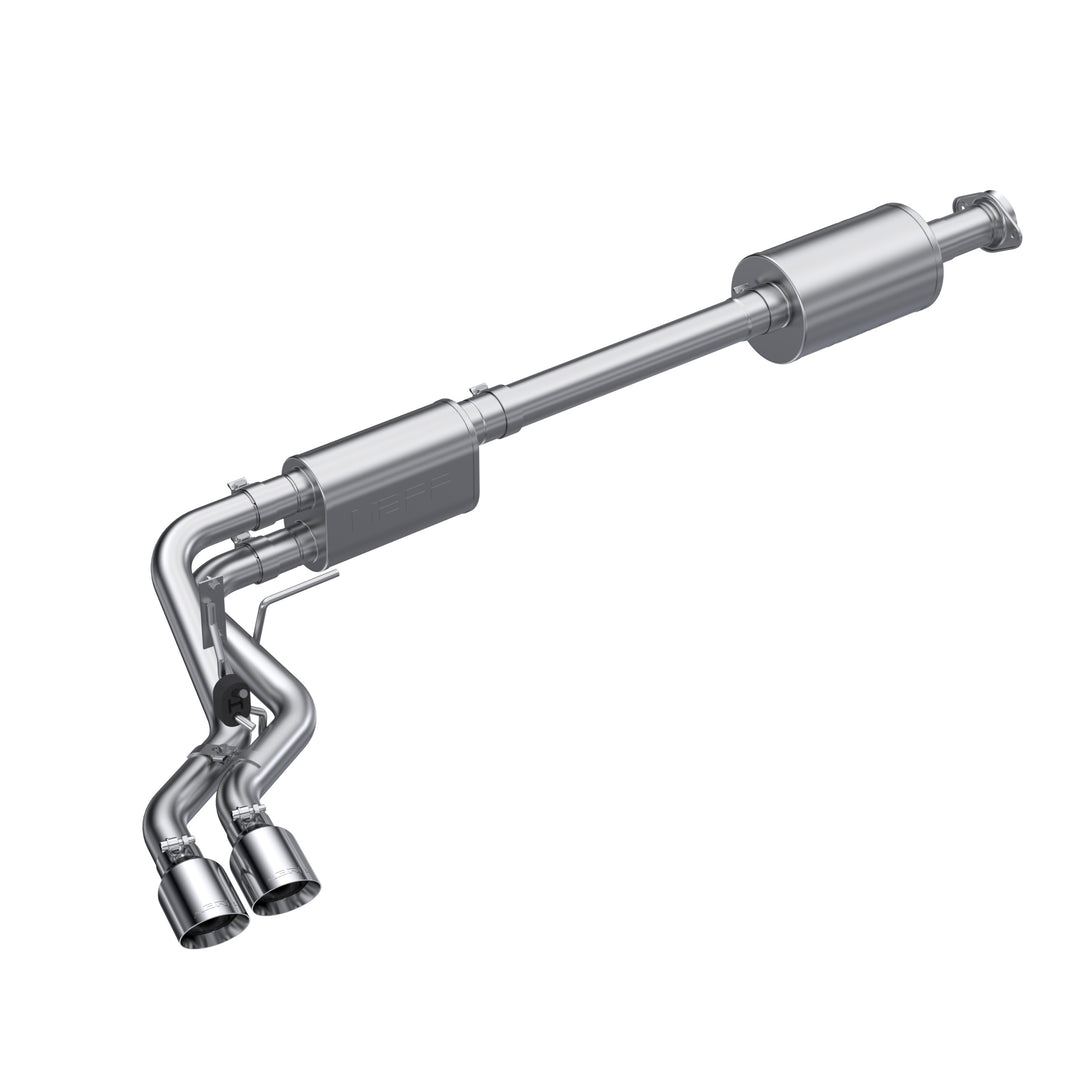 MBRP 3" Cat-Back 2.5" Pre-Axle (Street Profile) 21-Up F-150 T304 Stainless Steel S5219304