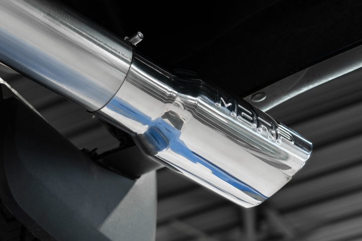MBRP Aluminized Steel 3" Resonator Back Single Side Exit 2021-Up Ford F-150 PowerBoost Hybrid 3.5L S5221AL