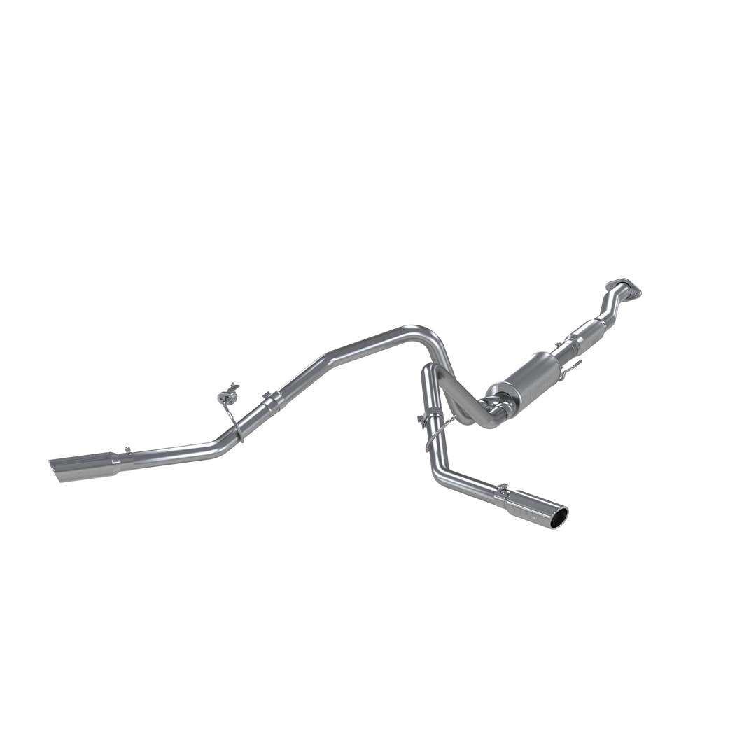 MBRP 11-14 Ford F-150 3" Cat-Back 2.5" Dual Split Side Armor Lite S5232AL
