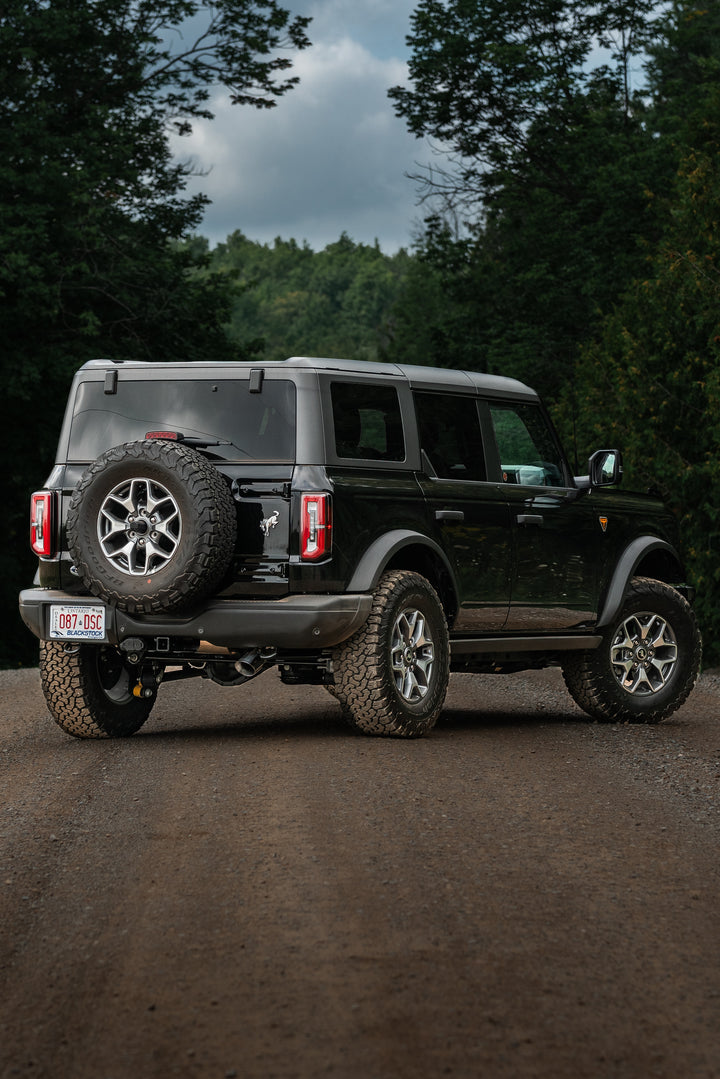 MBRP 3" Cat-Back Single Rear Exit 2021-UP Ford Bronco Aluminized Steel S5235AL