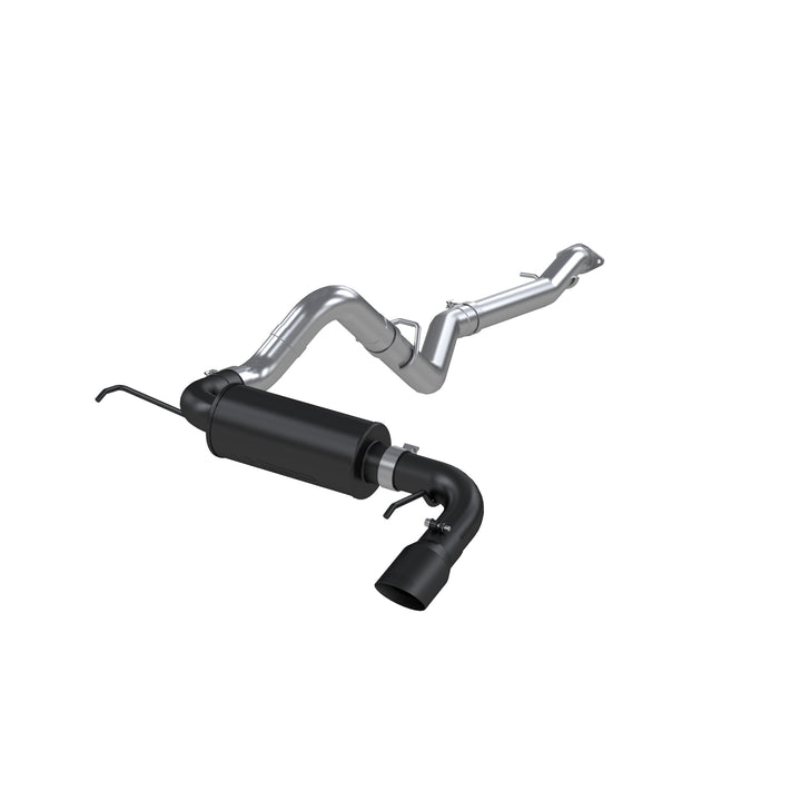 MBRP 3" Cat-Back Single Rear Exit 2021-Up Ford Bronco Black Coated S5235BLK