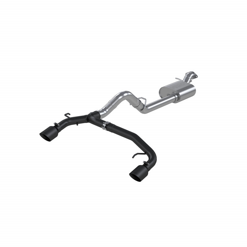 MBRP 21-Up Ford Bronco 2.3L/2.7L EcoBoost 2/4-Door Black-Coated Aluminized Steel 3" Cat-Back Dual Split S5241BLK