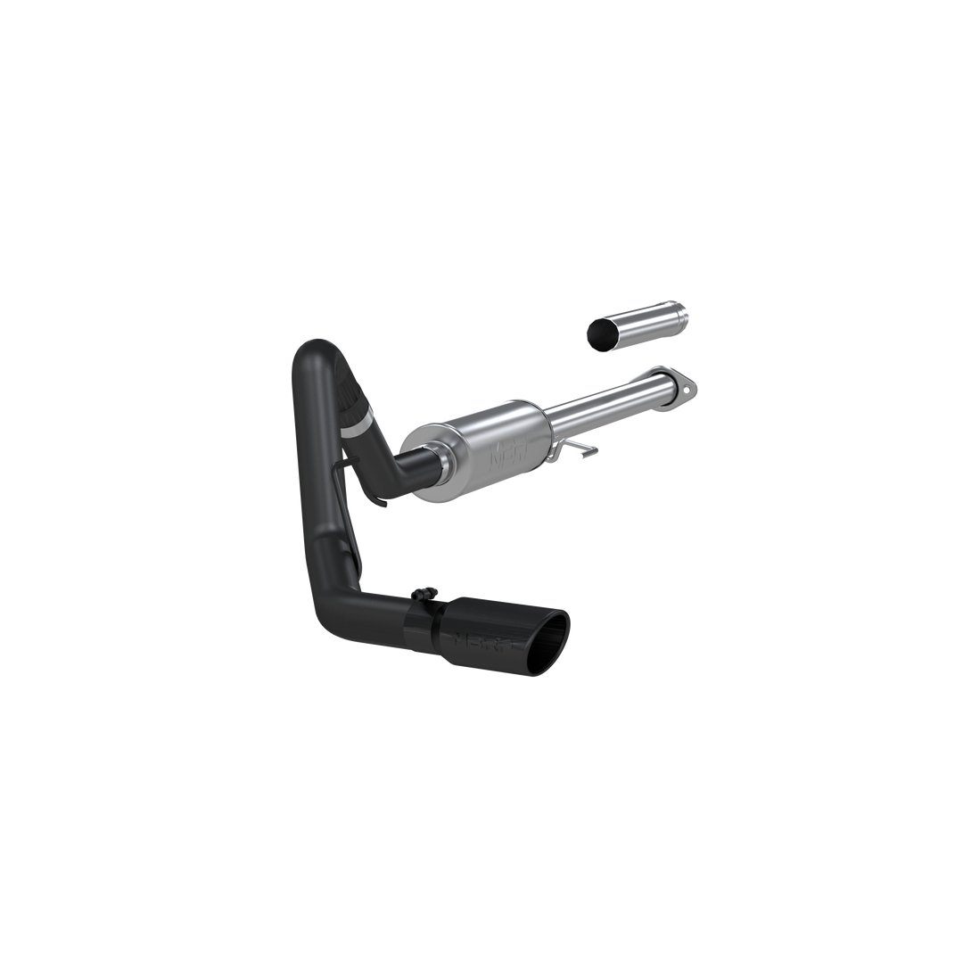 MBRP 3" Cat Back Exhaust System Single Black Finish For 15-20 Ford F-150 2.7L/3.5L EcoBoost S5253BLK