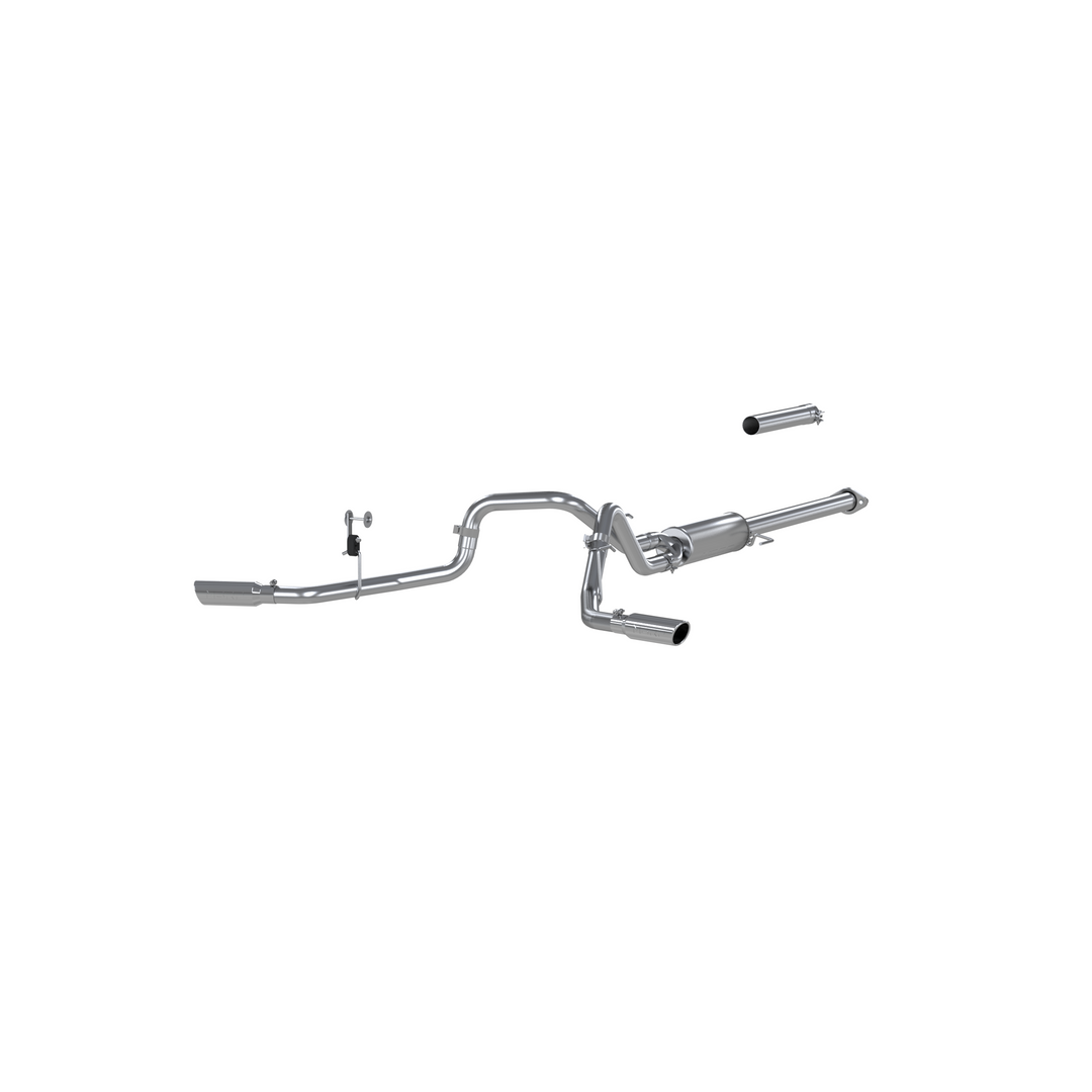 MBRP 2.5" Cat Back Exhaust System For 15-20 Ford F-150 2.7L/3.5L EcoBoost Dual Side Exit Aluminized Steel S5254AL