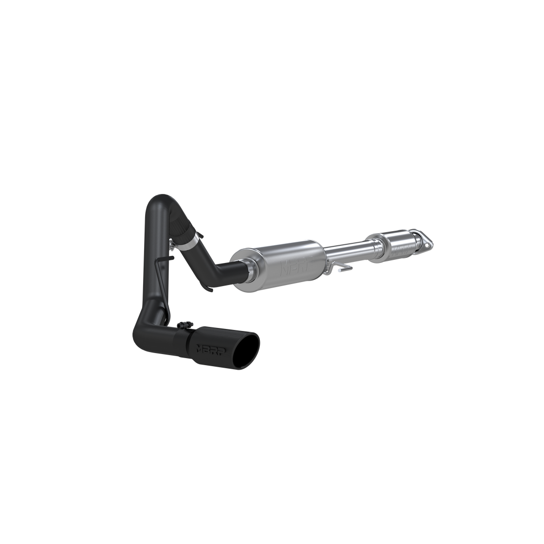MBRP 3" Cat Back Exhaust System Single Side Exit Black Coated For 15-20 Ford F-150 5.0L S5256BLK