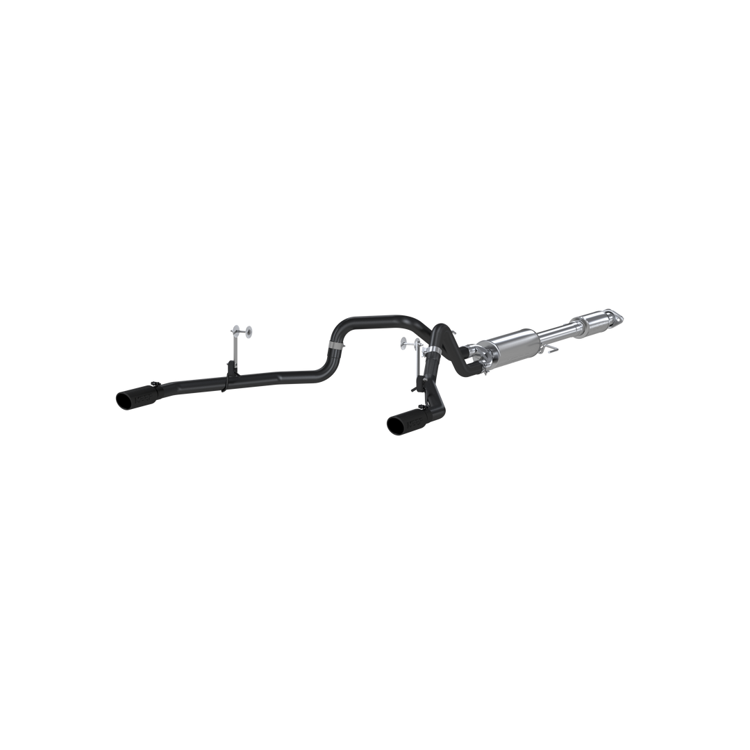 MBRP 2.5" Cat Back Exhaust System Dual Rear Exit For 15-20 Ford F-150 5.0L Black Coated S5258BLK