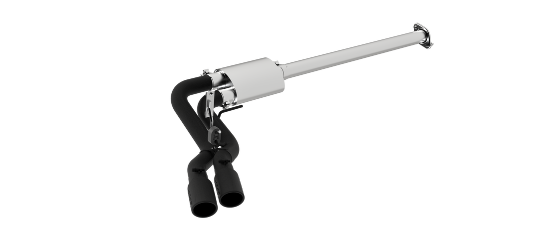 MBRP 3" Cat Back Exhaust System For 15-20 Ford F-150 Single Side Dual Black S5260BLK