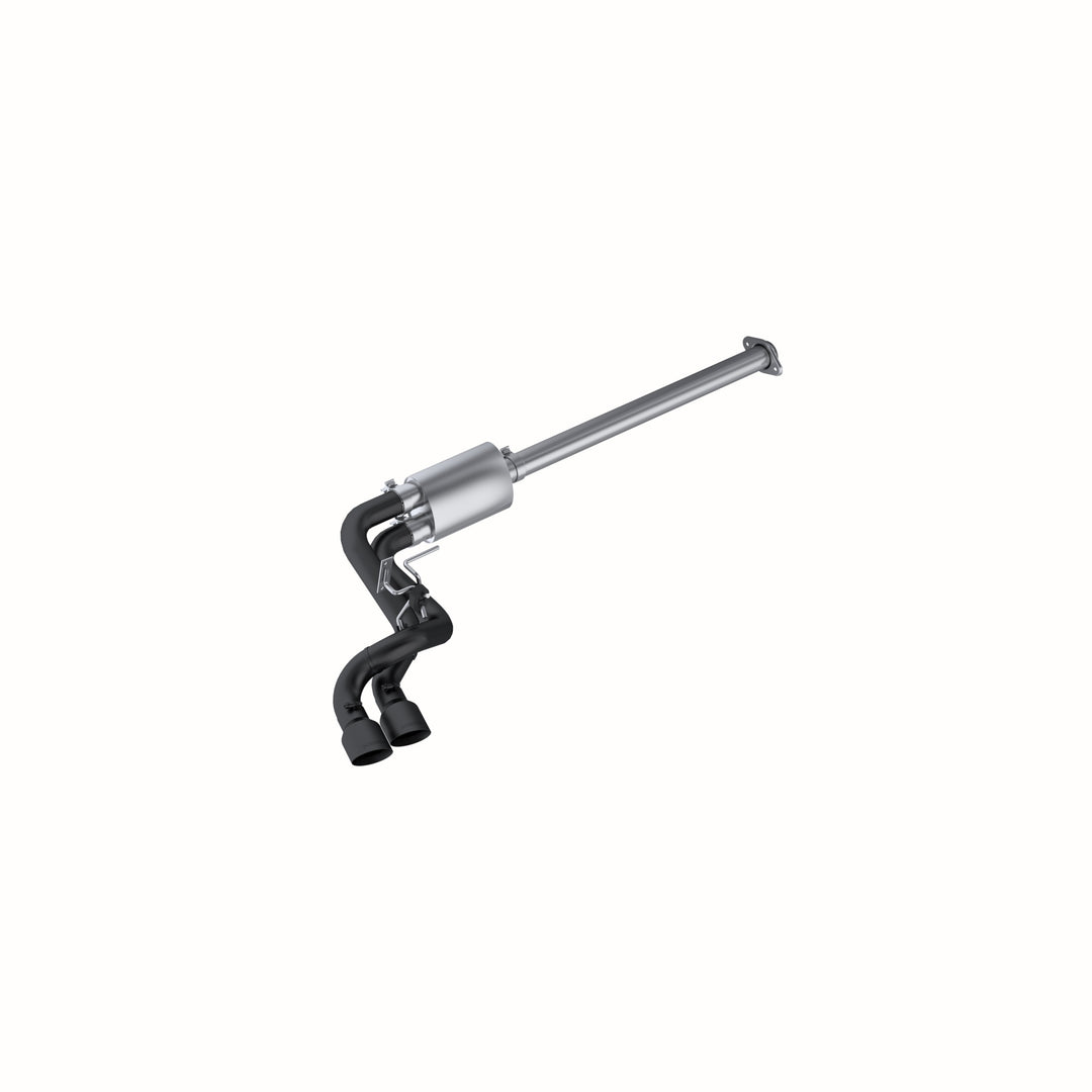 MBRP 3" Cat Back Exhaust System For 15-20 Ford F-150 Preaxle Dual Outlet Black Coated S5261BLK