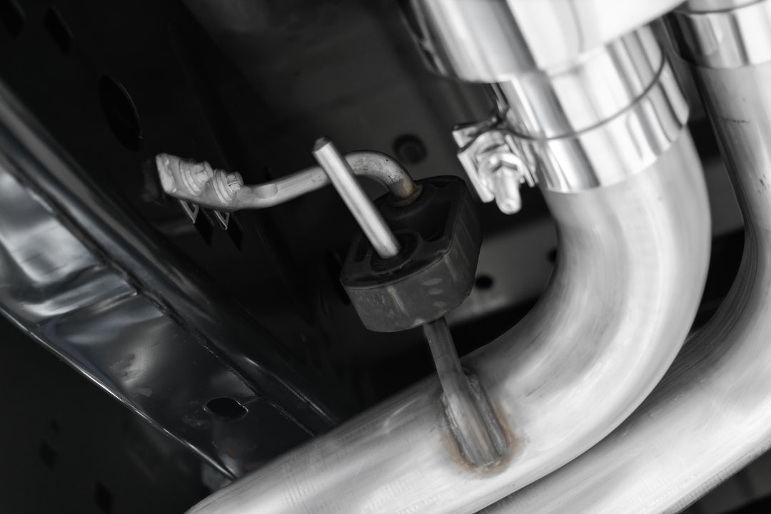 MBRP 3" Cat Back Exhaust Pre-Axle Dual Outlet T304 Stainless Steel Street Version For 15-20 Ford F-150 S5262304