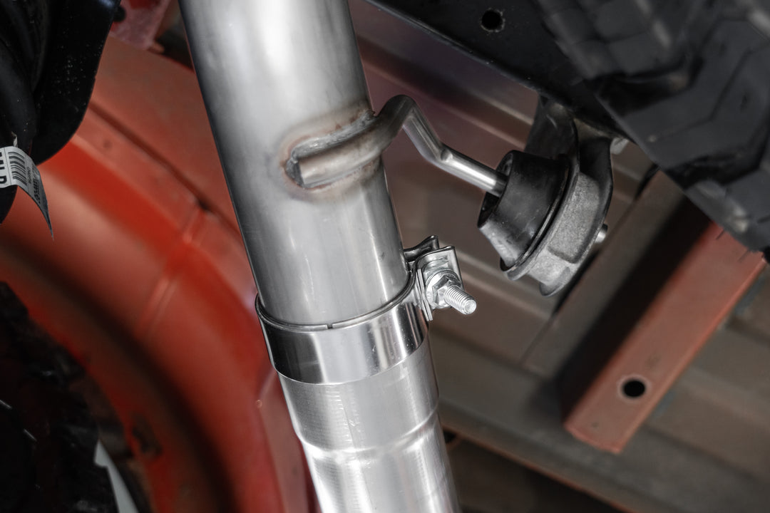 MBRP 2021-Up Ford F-150 Raptor 3.5L EcoBoost HO 3" Axle-Back Dual Rear Exit T304 Stainless Steel S52663CF