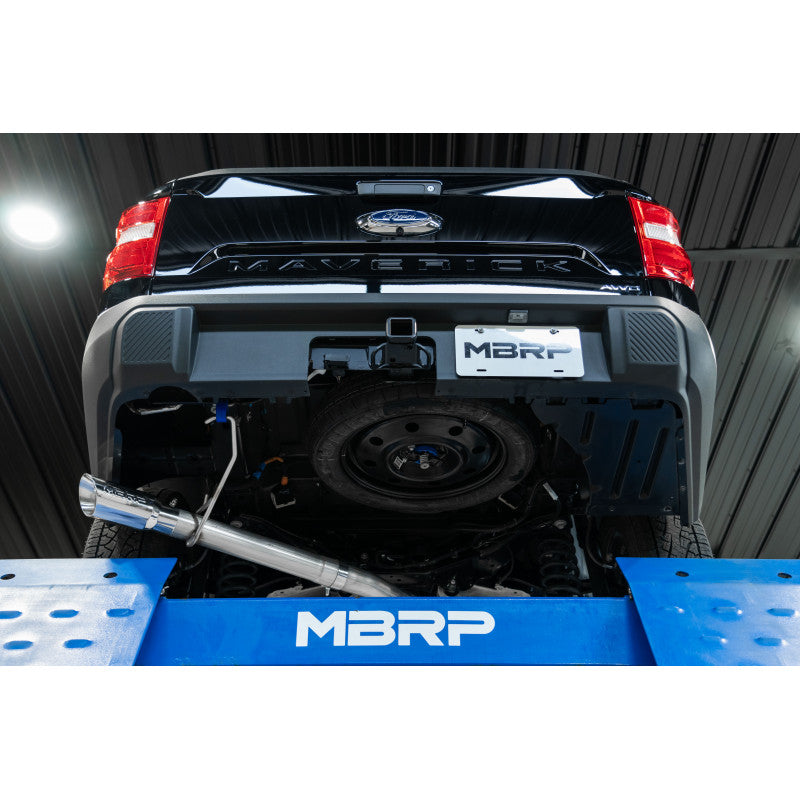 MBRP 2022-Up Ford Maverick 2.0L EcoBoost AWD, Aluminized 3" Cat-Back Single Side Exit S5267AL