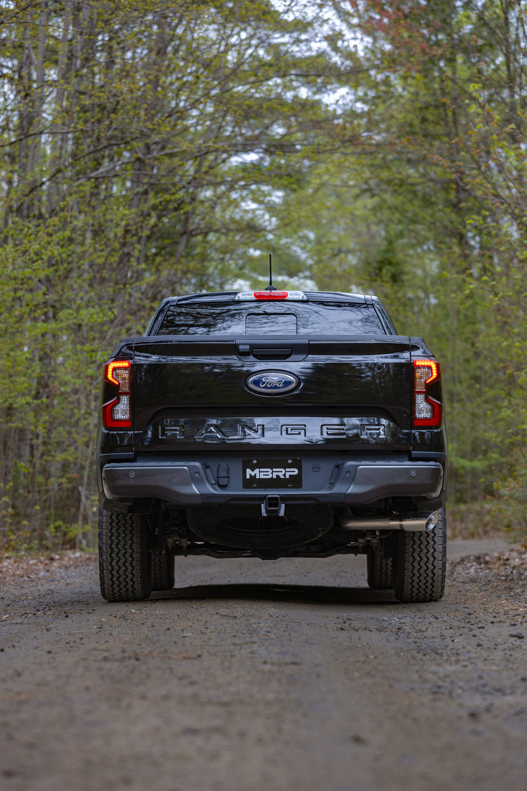 MBRP 2024 Ford Ranger 2.3L Ecoboost Armor Pro T304SS 3" Cat-Back Single Side Exit with Polished Tip S5269304