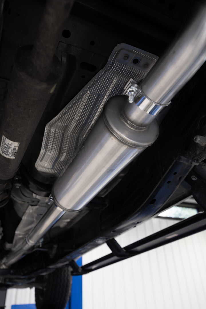 MBRP 2024 Ford Ranger 2.3L Ecoboost Armor Pro T304SS 3" Cat-Back Single Side Exit with Polished Tip S5269304