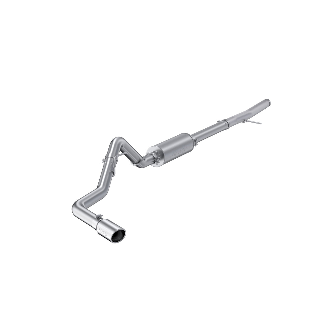 MBRP 2024 Ford Ranger 2.3L Ecoboost Armor Lite Aluminized Steel 3" Cat-Back Single Side Exit with Polished S5269AL