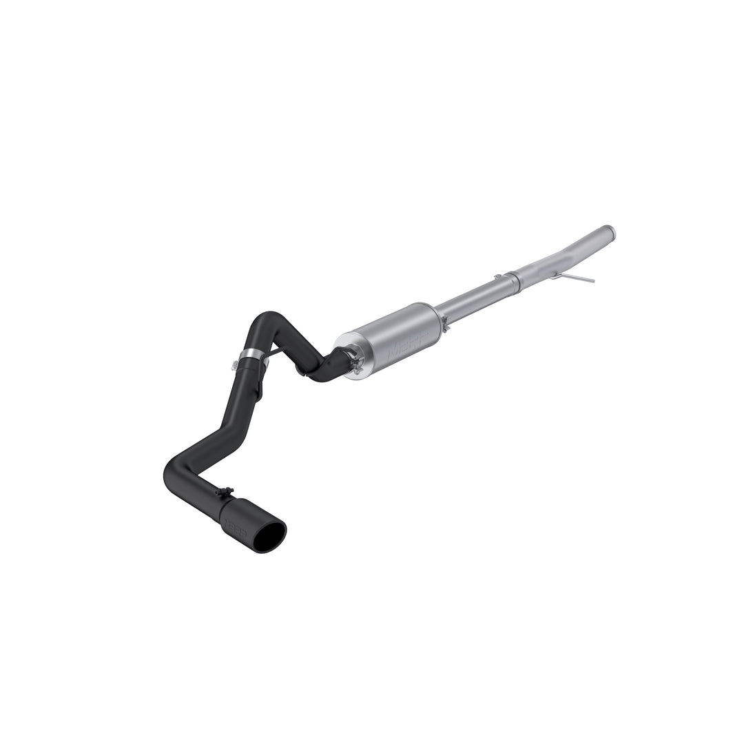 MBRP 2024 Ford Ranger 2.3L Ecoboost Armor BLK Black-Coated Aluminized Steel 3" Cat-Back Single Side Exit S5269BLK