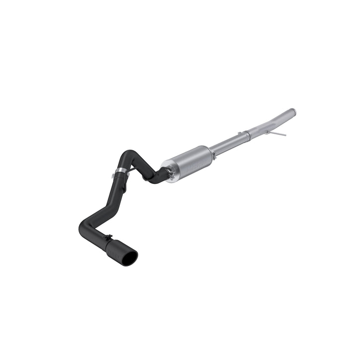 MBRP 2024 Ford Ranger 2.3L Ecoboost Armor BLK Black-Coated Aluminized Steel 3" Cat-Back Single Side Exit S5269BLK
