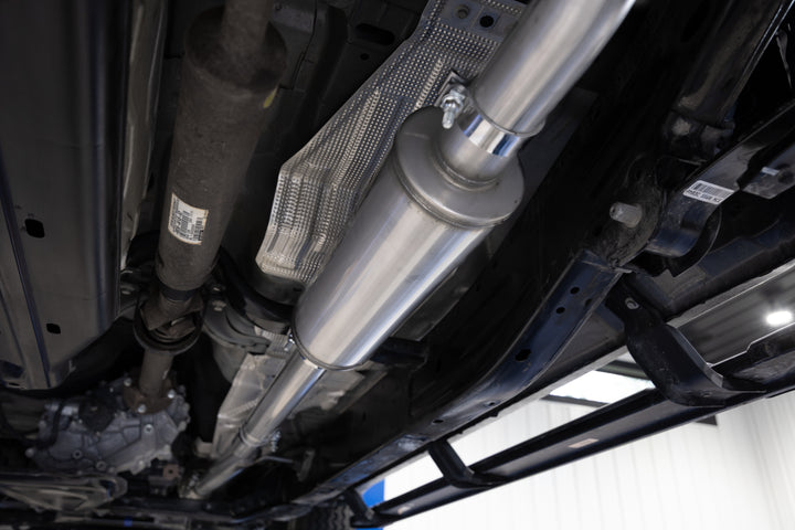 MBRP 2024 Ford Ranger 2.3L Ecoboost Armor BLK Black-Coated Aluminized Steel 3" Cat-Back Single Side Exit S5269BLK